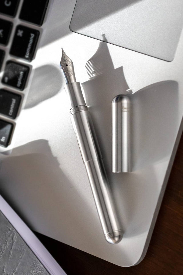 Kaweco SUPRA stainless steel-   עט נובע עשוי ממתכת פלדת אל-חלד