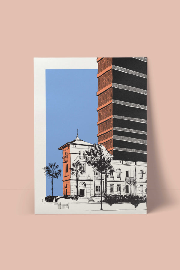 הדפס לתלייה על הקיר- Levin House Color | citykat stories