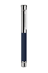 עט נובע בגימור לכה כחולה מט עם חריטת גוליו | עיצוב 04 | OTTO HUTT